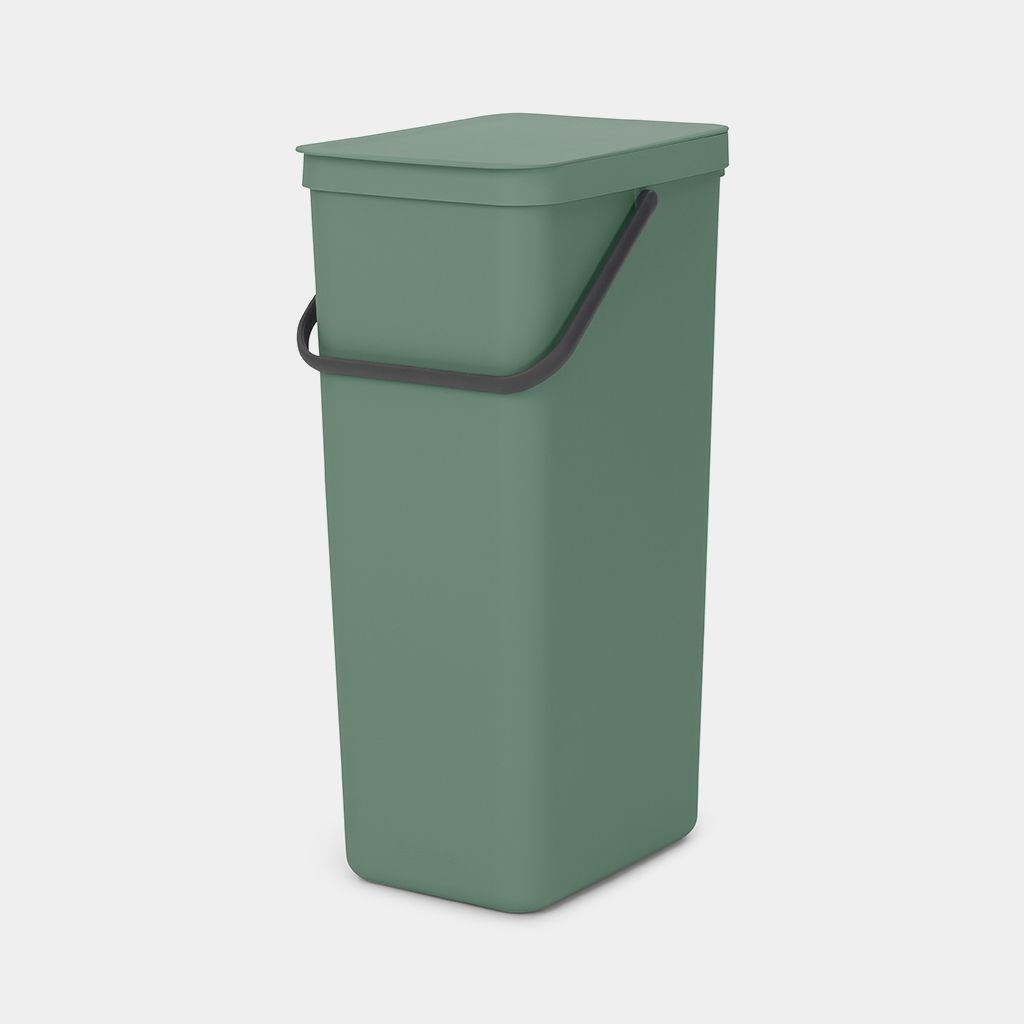 Sort & Go Recycle Bin 40 litre - Fir Green