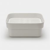 Vaschetta per lavare i piatti con vassoio di asciugatura Light Gray