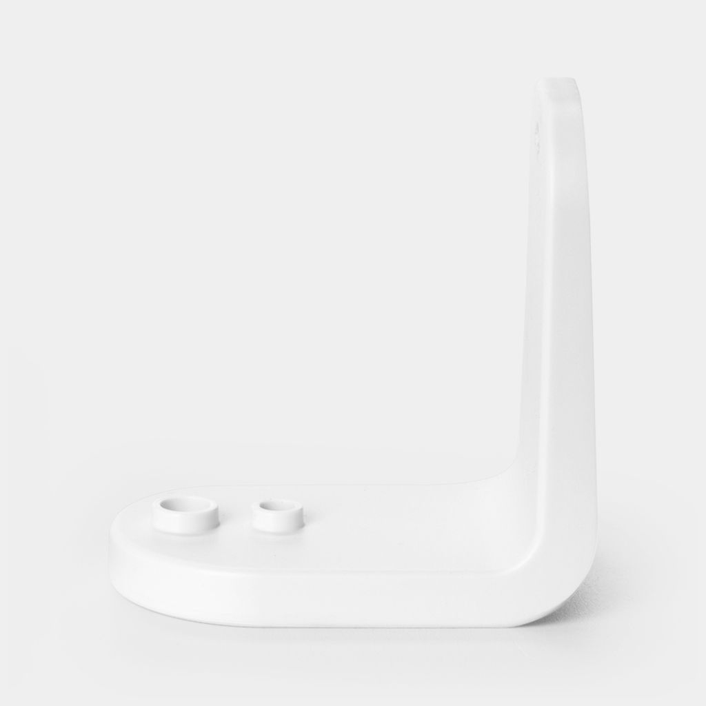 MindSet Wall Bracket - Toilet Brush Holder/Toilet Roll Dispenser - White