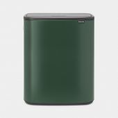 Green big waste bin with touch