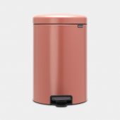Poubelle à pédale newIcon 20 litres - Terracotta Pink