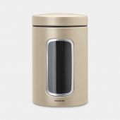 Window Canister 1.4 litre - Metallic Gold
