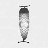 Strijkplank D 135 x 45 cm, voor stoomstrijkijzer & stoomunit - Titan Oval