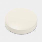 Lid Canister, Low, diameter 11cm - White