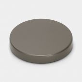 Lid Pedal Bin, 5 litre, diameter 20.5 cm - Platinum