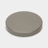 Lid Pedal Bin, 12 litre/20 litre Slimline, diameter 25 cm - Platinum