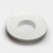 Deksel voor wasbox, 35 liter, diameter 30 cm - White