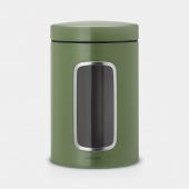Window Canister 1.4 litre - Moss Green