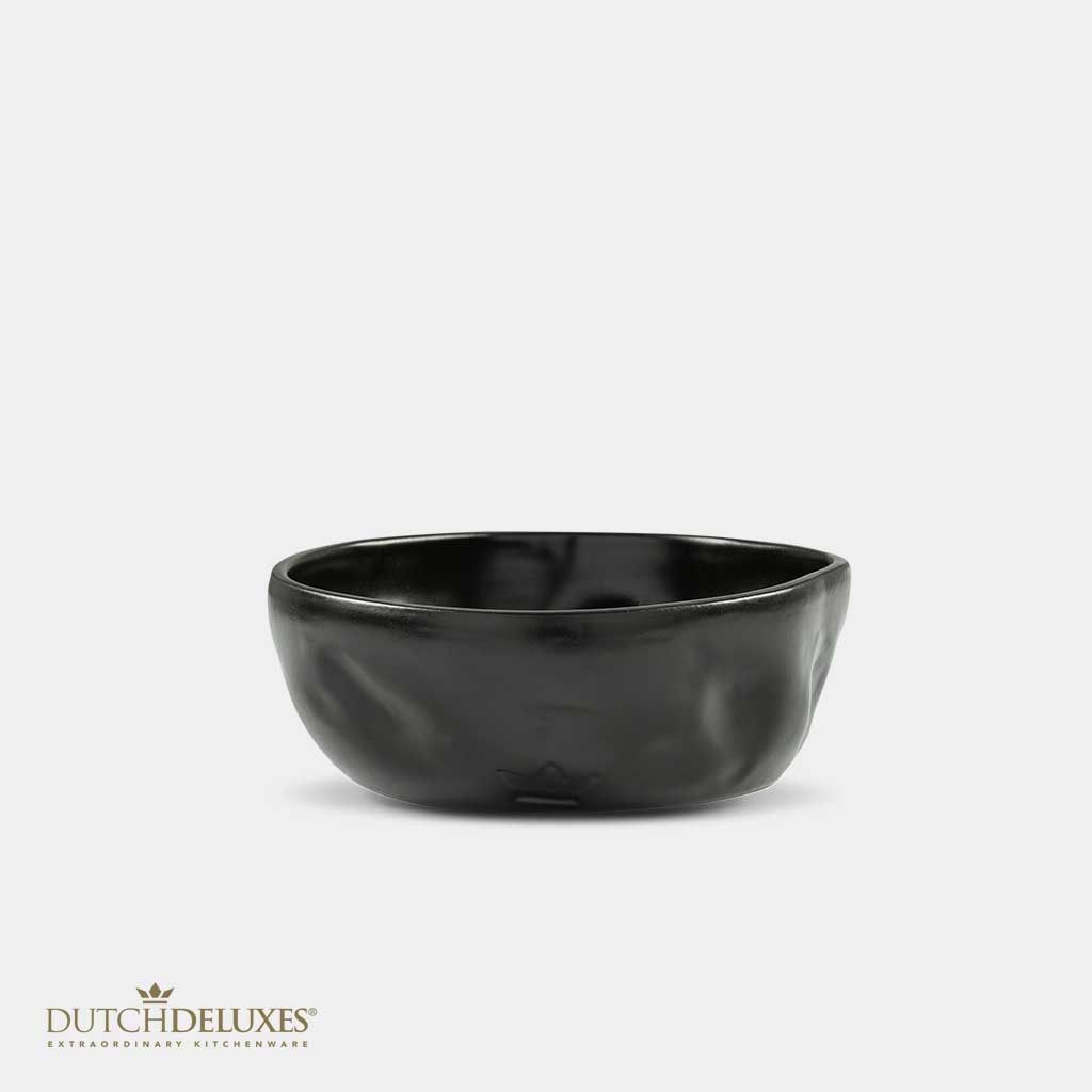 Dented Bowl - Grande - 2 Pièces Noir Mat