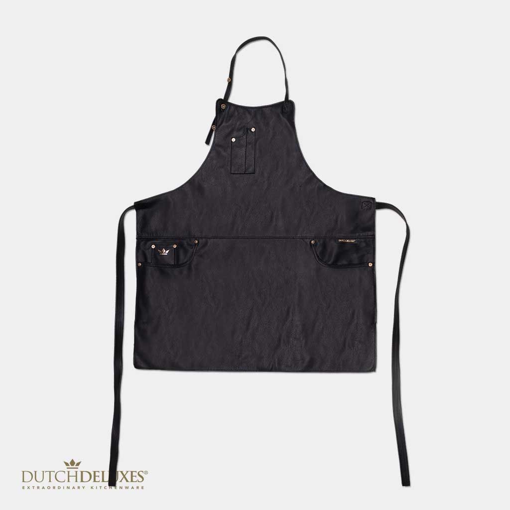 Five pockets apron, Coupe Slim Noir Classique