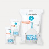 PerfectFit Bags Code E (20 liter), 3 Dispenser Packs, 120 Bags