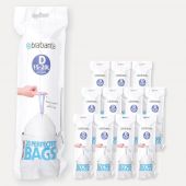 PerfectFit Bags Code D (15-20 litre), 12 rolls of 20 bags