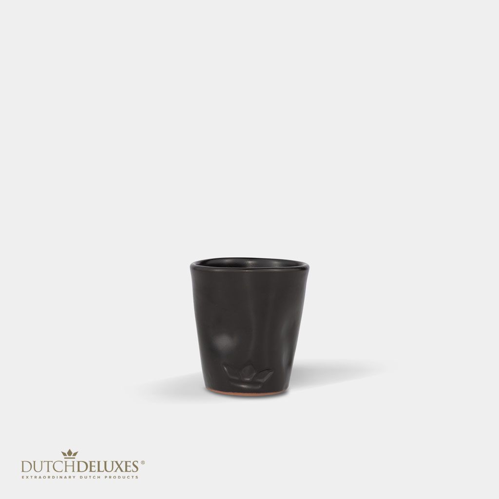 Cup, Ceramica, 4 Pezzi Opaco Nero