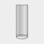 Tapa de cierre para tubo de tendedero tipo paraguas, diámetro 35mm - White