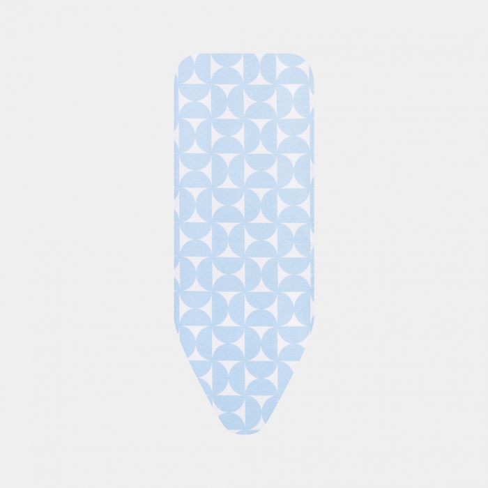 Brabantia New Brabantia Grey and white Stripe Ironing Board Top Layer Cover Cord Fit #HS 