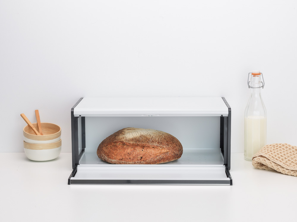 Fall Front Bread Bin White Brabantia