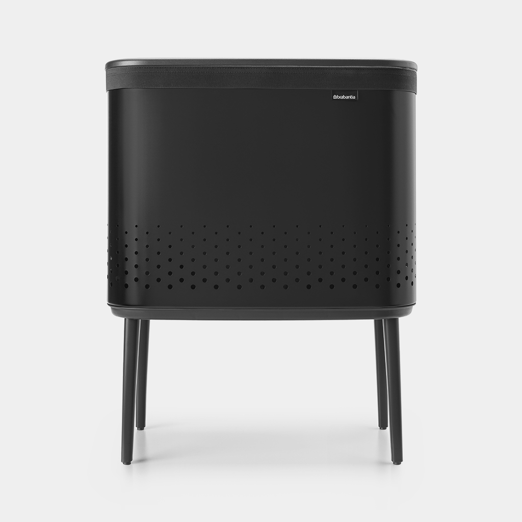 Bo Wasbox 60 Liter Kunststof Deksel Matt Black Brabantia