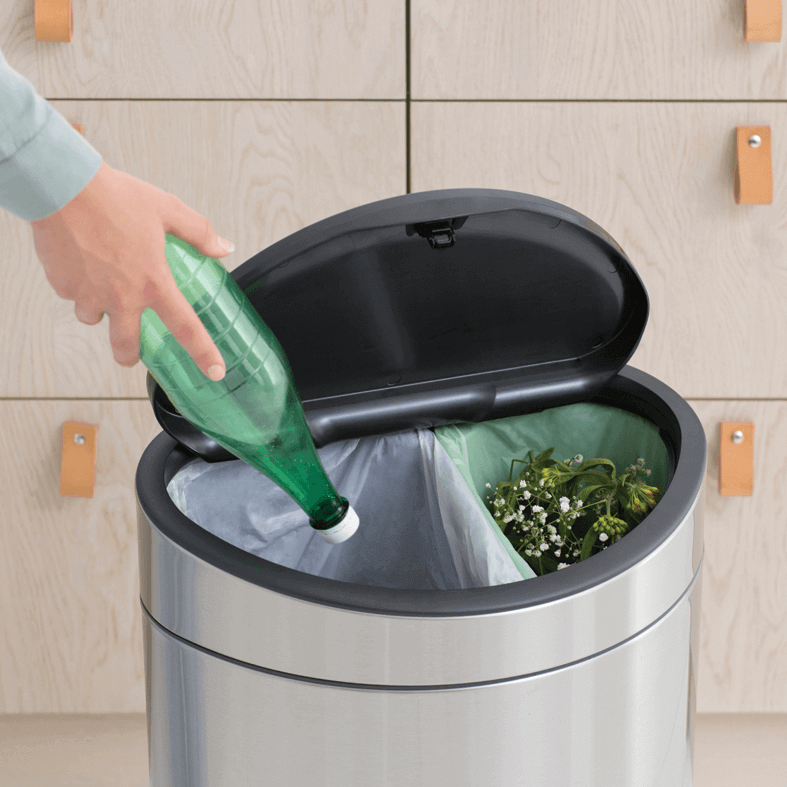 Kunststoff Abfall Mülleimer Wand Montiert Küche Hängen Mülleimer Deckel