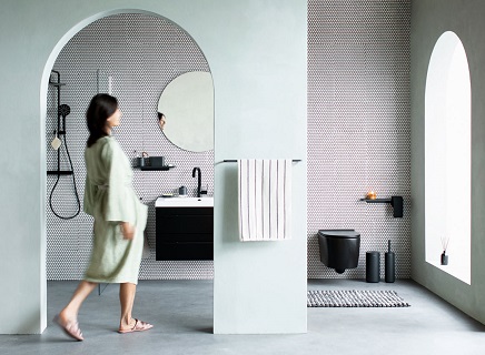 Nouvelle collection Brabantia MindSet avec accessoires de toilette de luxe.
