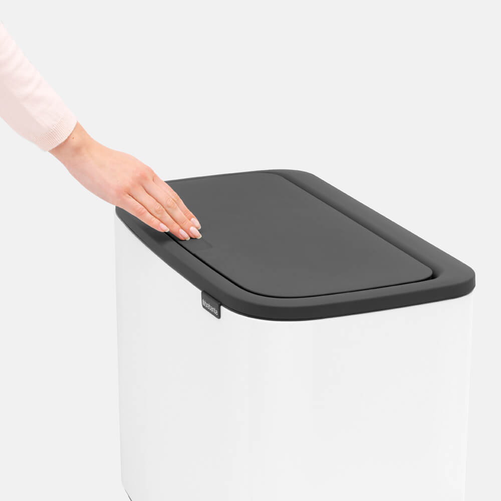 Bo Touch Bin from Brabantia for easy waste sorting. Available in lots of colours. 